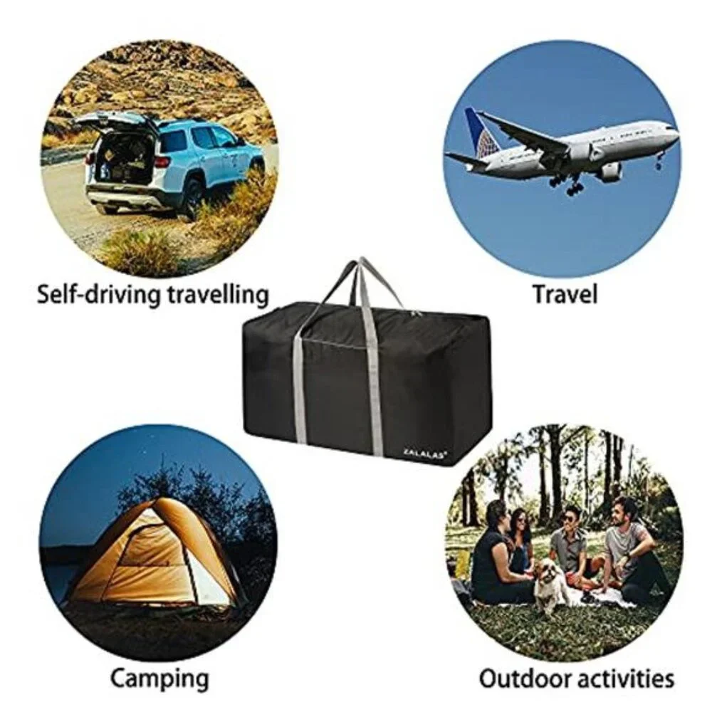 Extra Large Travel Duffle Bag 96L Waterproof Foldable Lightweight Carry On Bag